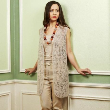 crochet pullover vest