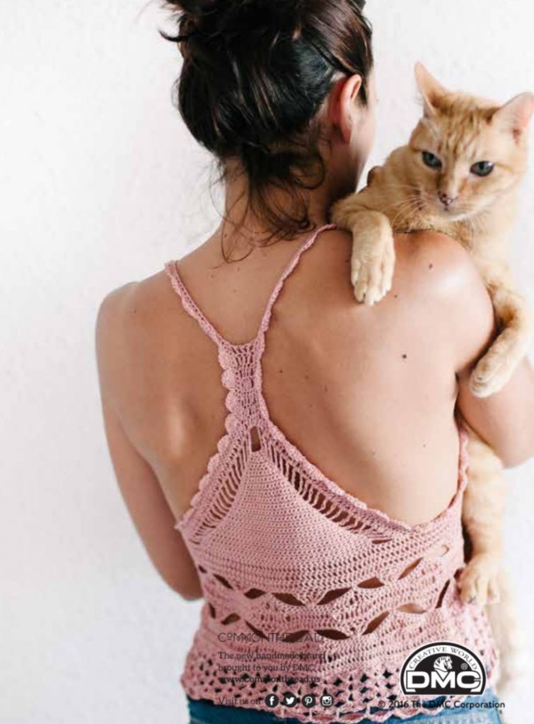 Free Crochet Pattern for a Racer Back Camisole