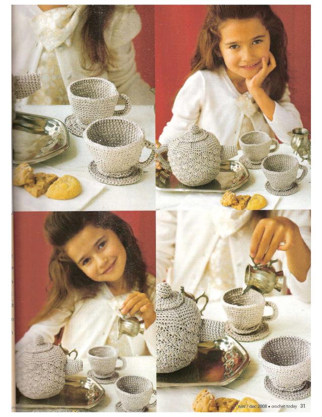 Tea for Two Playset Crochet Pattern