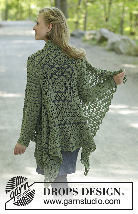 Free Knitting Pattern for a Jacket Green Envy