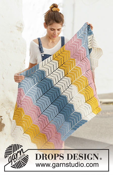 Free Crochet Pattern for a Zig-Zag Afghan