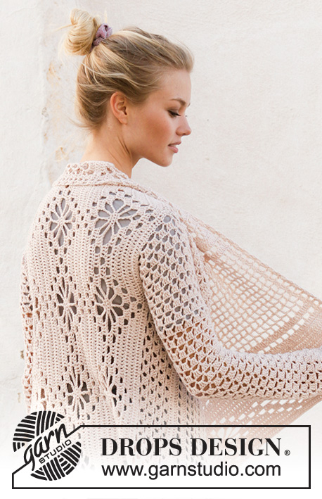 Free Crochet Pattern for a Lace Square Jacket for Women ⋆ Crochet Kingdom