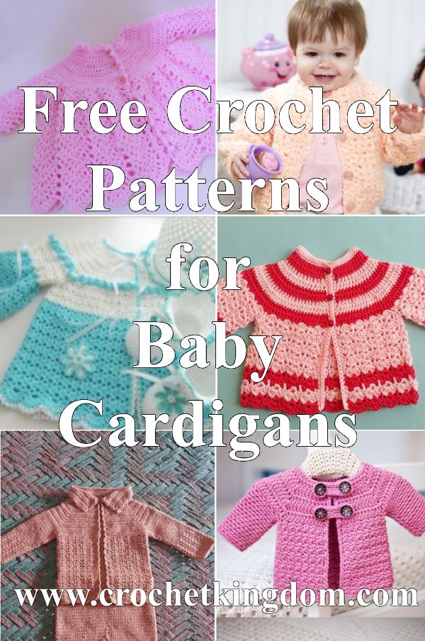 Free Crochet Patterns for Babies Cardigans