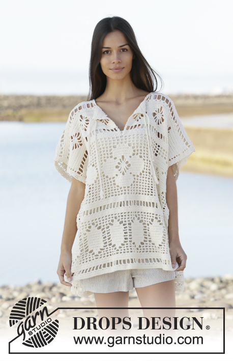 Free Crochet Pattern for a Carefree Summer Cover Up in Lace