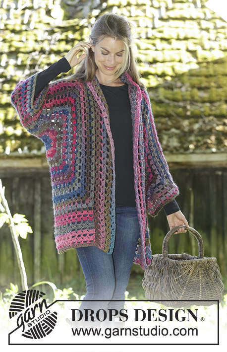 Free Crochet Pattern for a Granny Glam Kimono Jacket