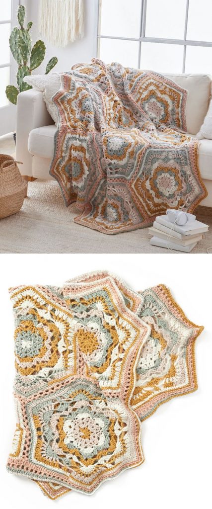 Free Crochet Pattern for Desert Dreams Throw