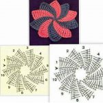 Free Crochet Pattern for a Swirl Star Motif