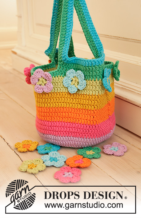 Free Crochet Pattern for a Flower Market Bag