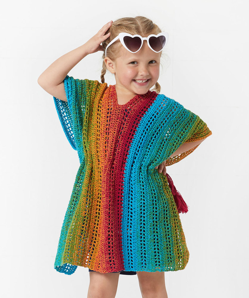 Free Crochet Pattern for a Beach Girl Cover Up