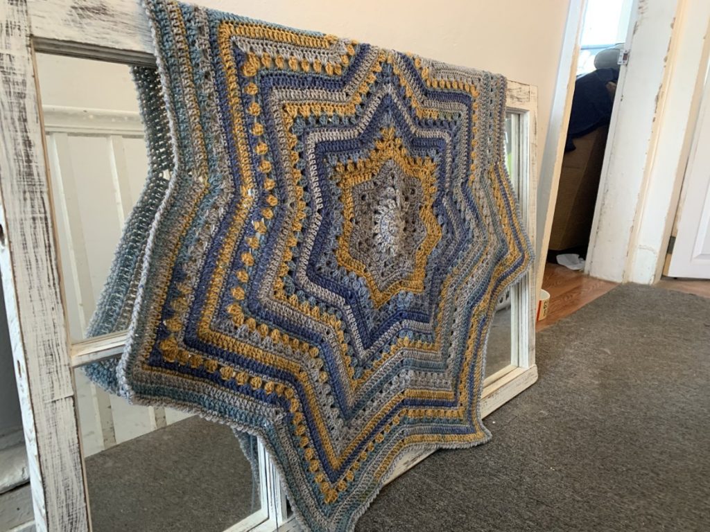 6 day star blanket crochet pattern