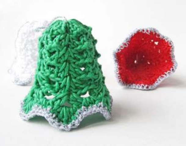 Crochet Christmas Bells Free Pattern