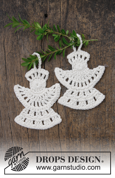 Free crochet Frozen Angels ornament for Christmas pattern