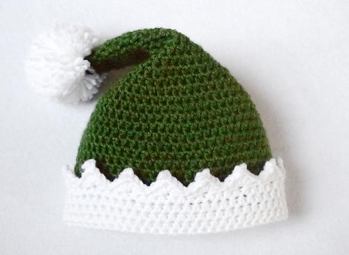 Free crochet elft hat pattern for baby and toddler