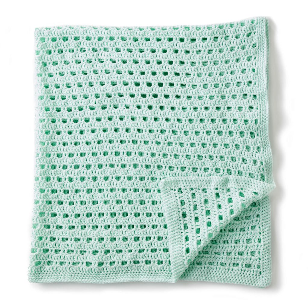 lace crochet baby blanket pattern