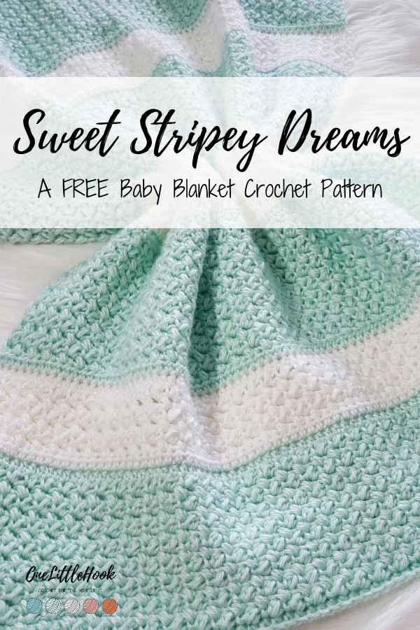 Modern Crochet Baby Blanket FREE Pattern
