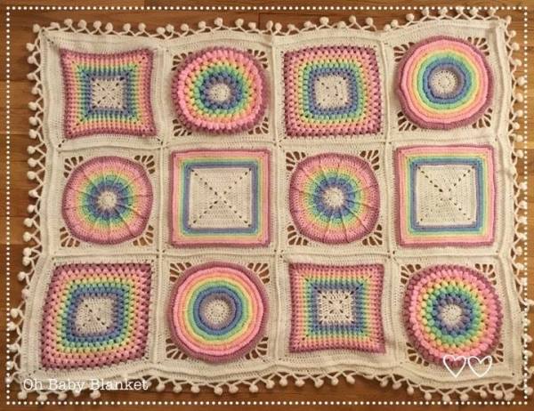 Oh baby blanket crochet pattern