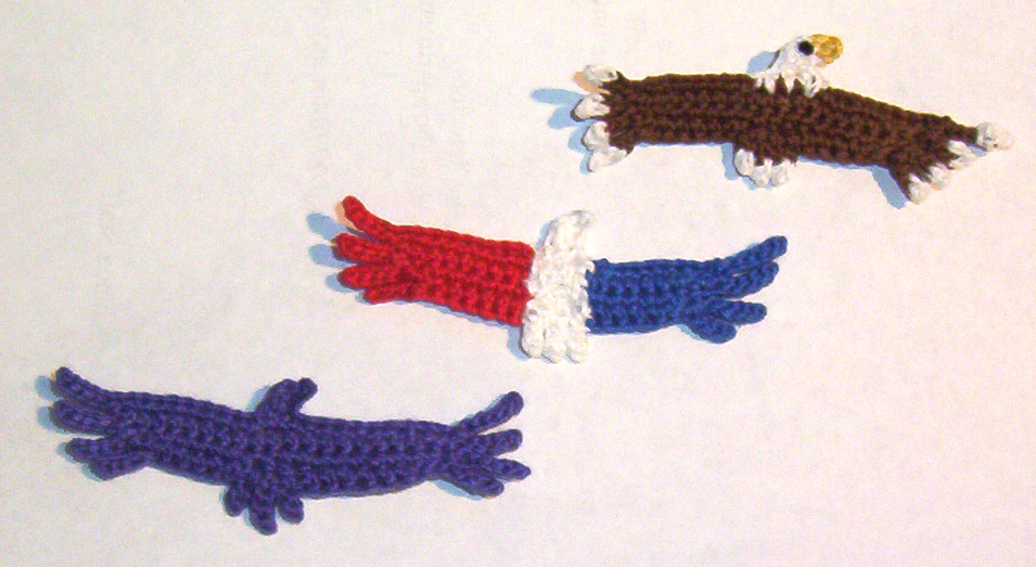 Eagle crochet motif pattern