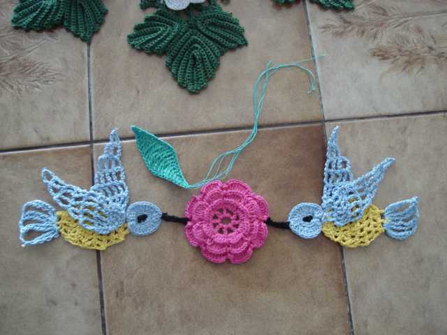 Hummingbird crochet diagram pattern