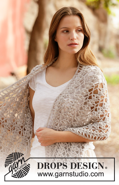 Free Crochet Pattern for a Garden Trails Lace Stole