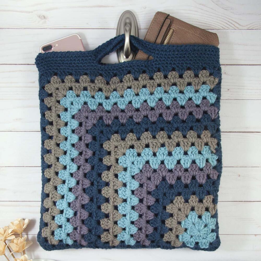 Crashing Waves Granny Tote Crochet Pattern Free Download