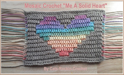 Free Crochet Pattern for a Mosaic Heart