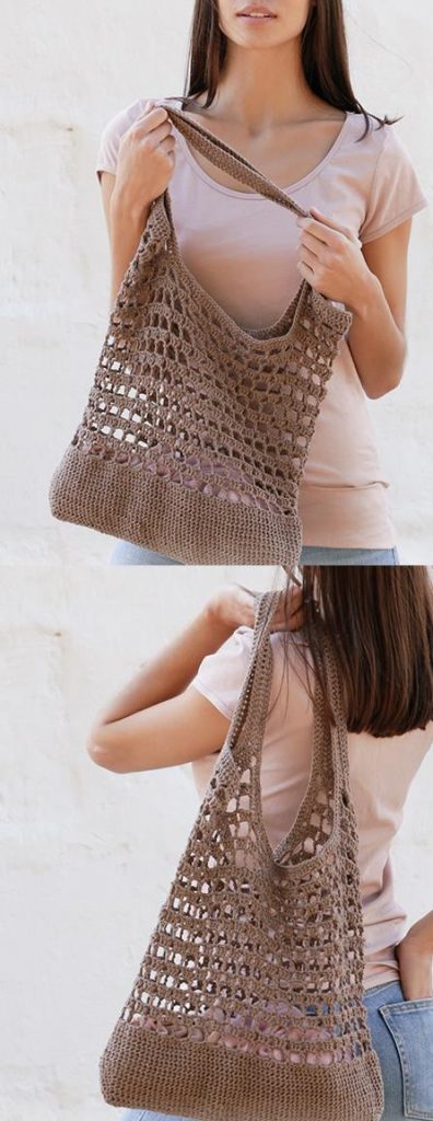Free crochet market bag pattern