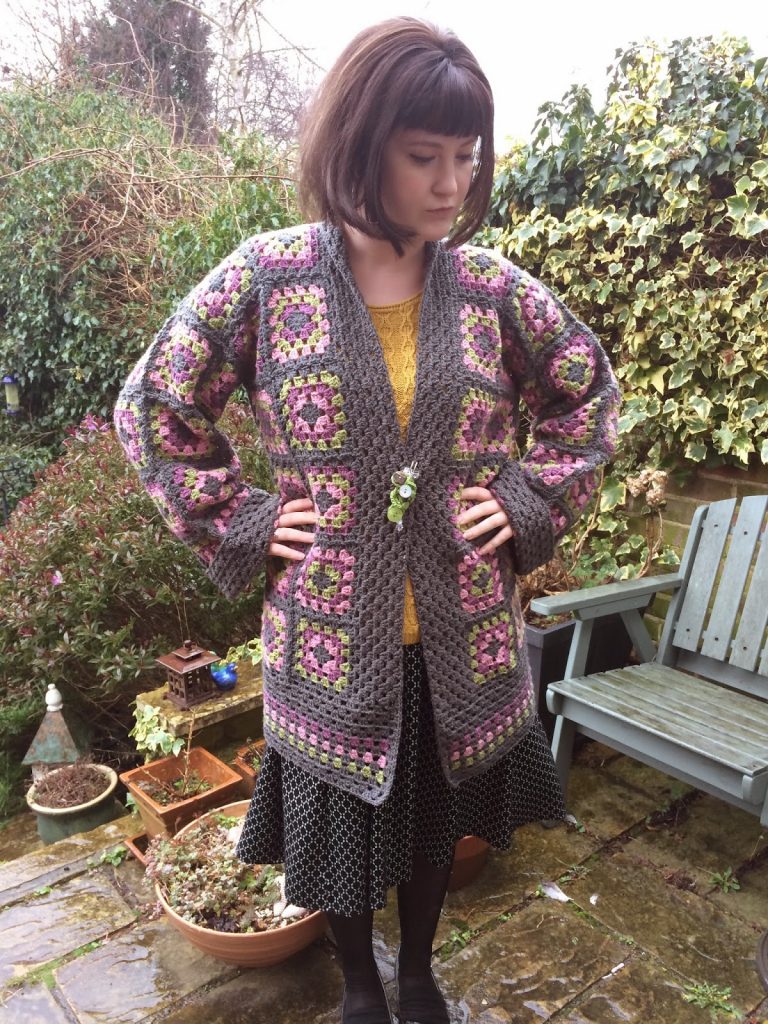 Granny Square Jacket Coat