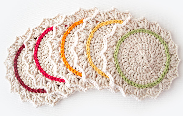 Free crochet coaster set pattern