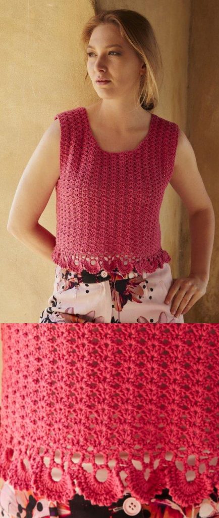 Free crochet pattern for a tank top