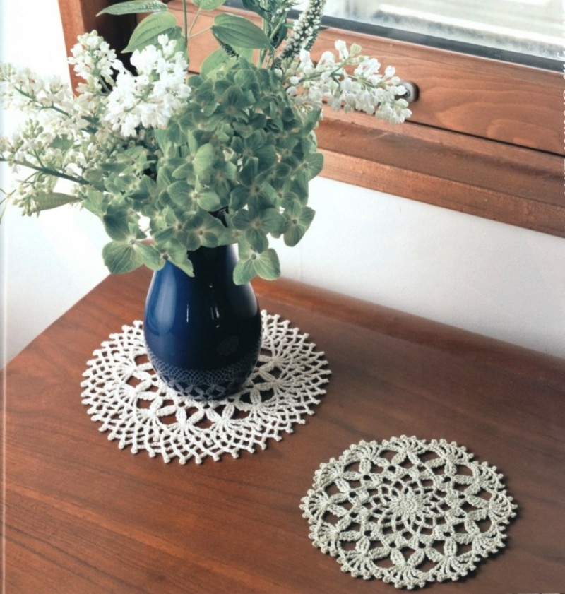 Crochet Circle Diagrams for Coasters