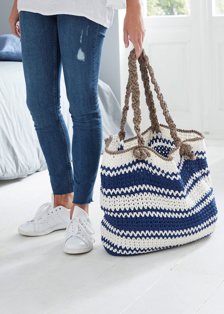 Free crochet tote pattern v stitch