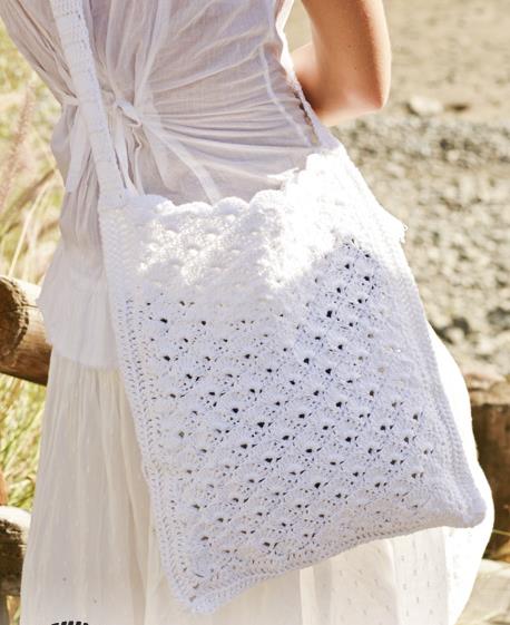 Pretty crochet bag free pattern