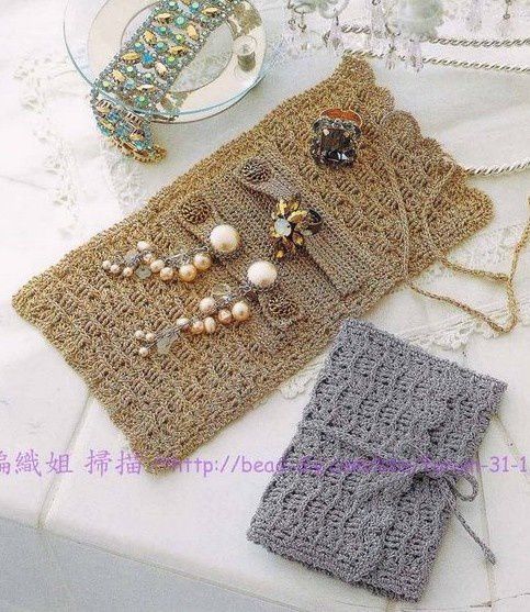 Pretty Crochet Pouch Diagrams ⋆ Crochet Kingdom