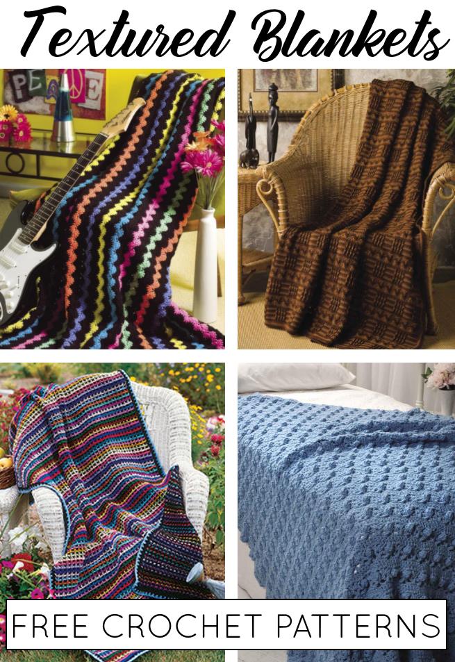 Free Textured Crochet Blanket Patterns