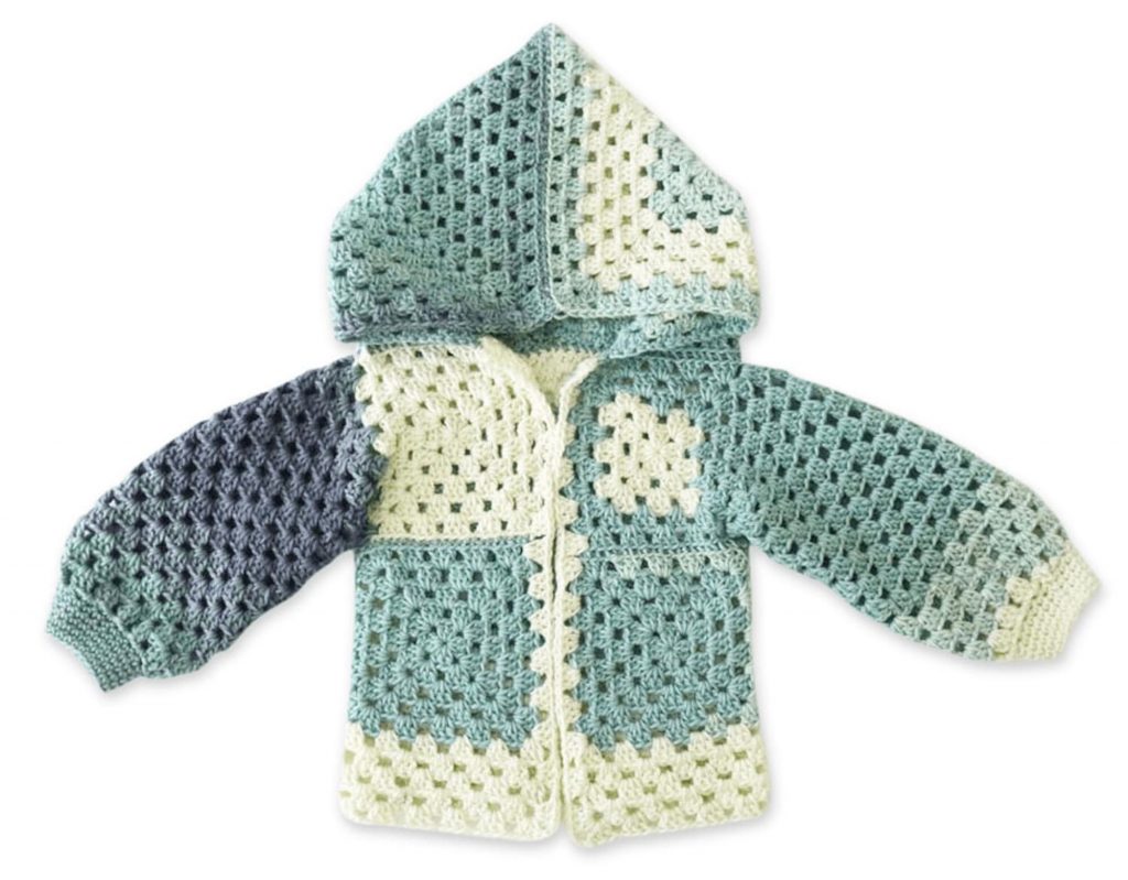 The Crochet Granny Jacket Free Pattern for Kids