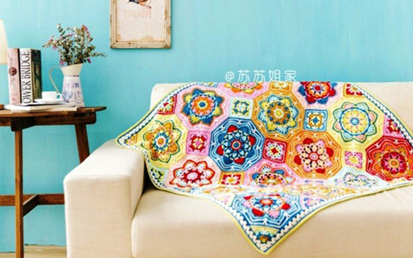 scrap afghan crochet pattern