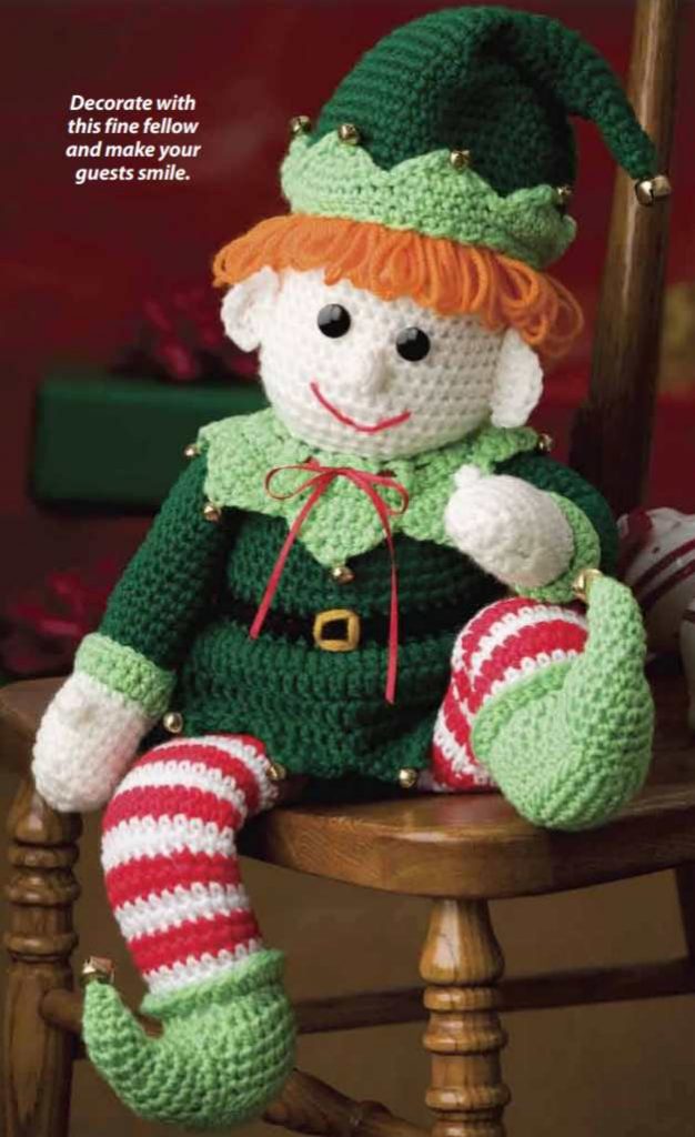 Christmas Crochet Patterns Free PDF elf