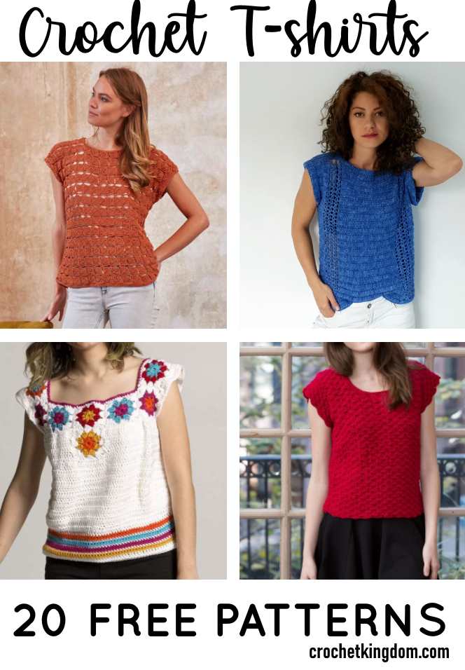 Crochet T-shirt Patterns free to download
