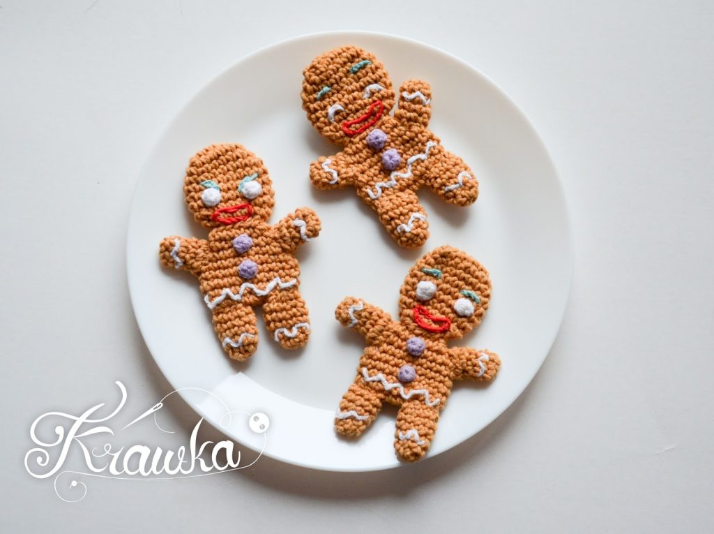 Gingy the Gingerbread man Free Crochet Pattern