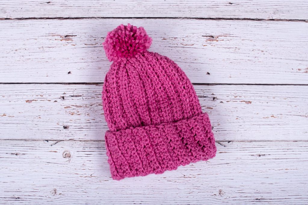 Free beginner crochet pattern for a hat