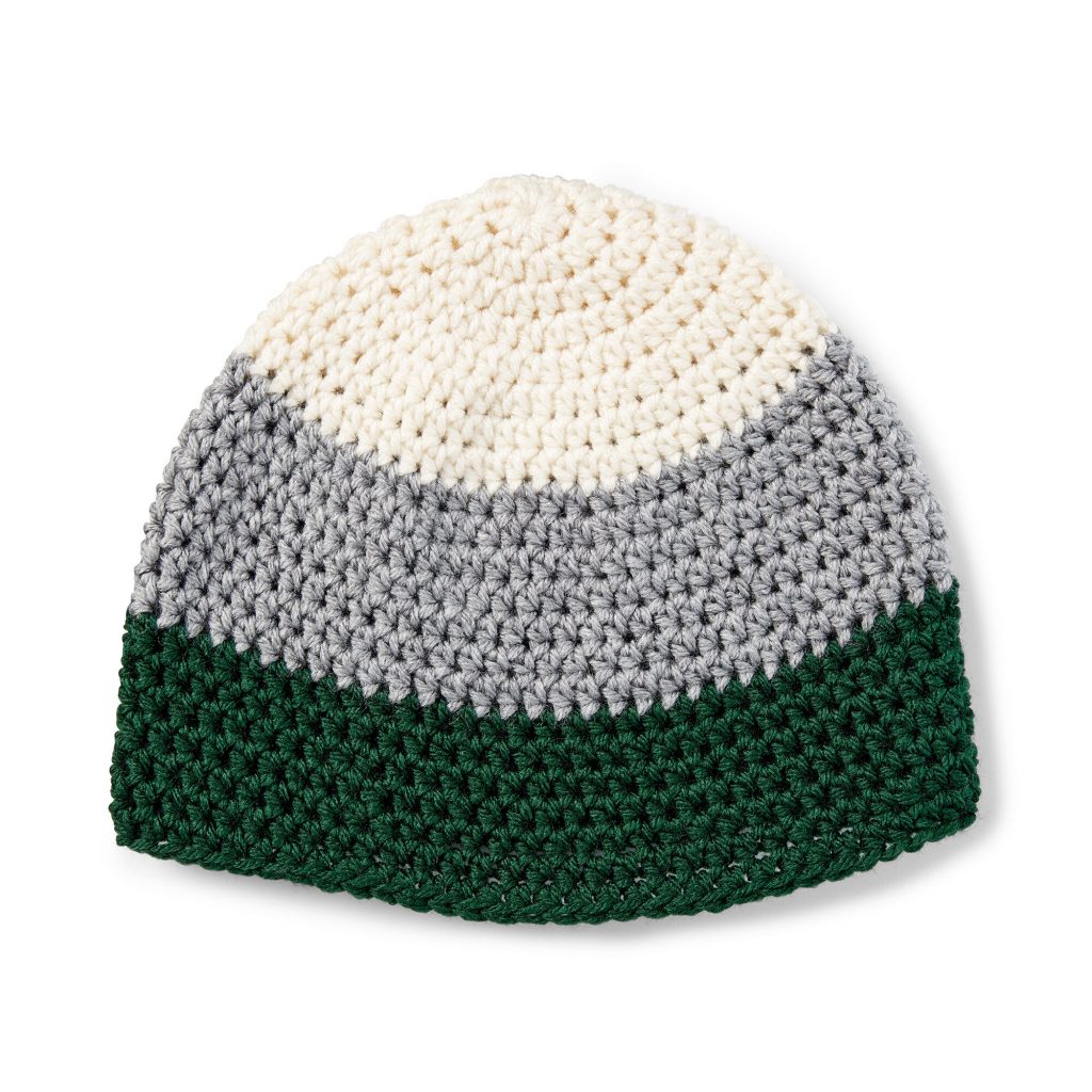 Free crochet pattern for a simple hat beanie