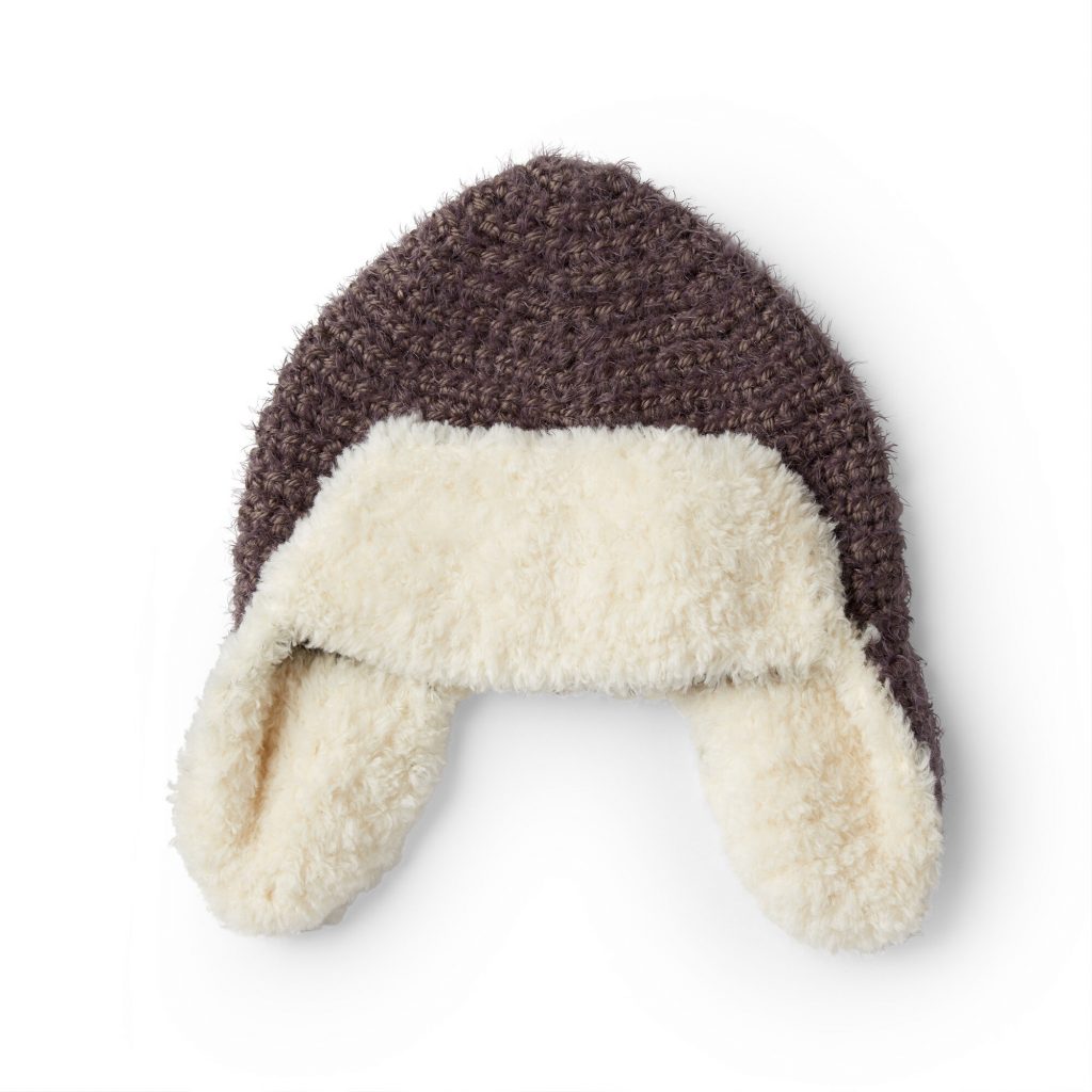 Free crochet pattern for an aviator hat