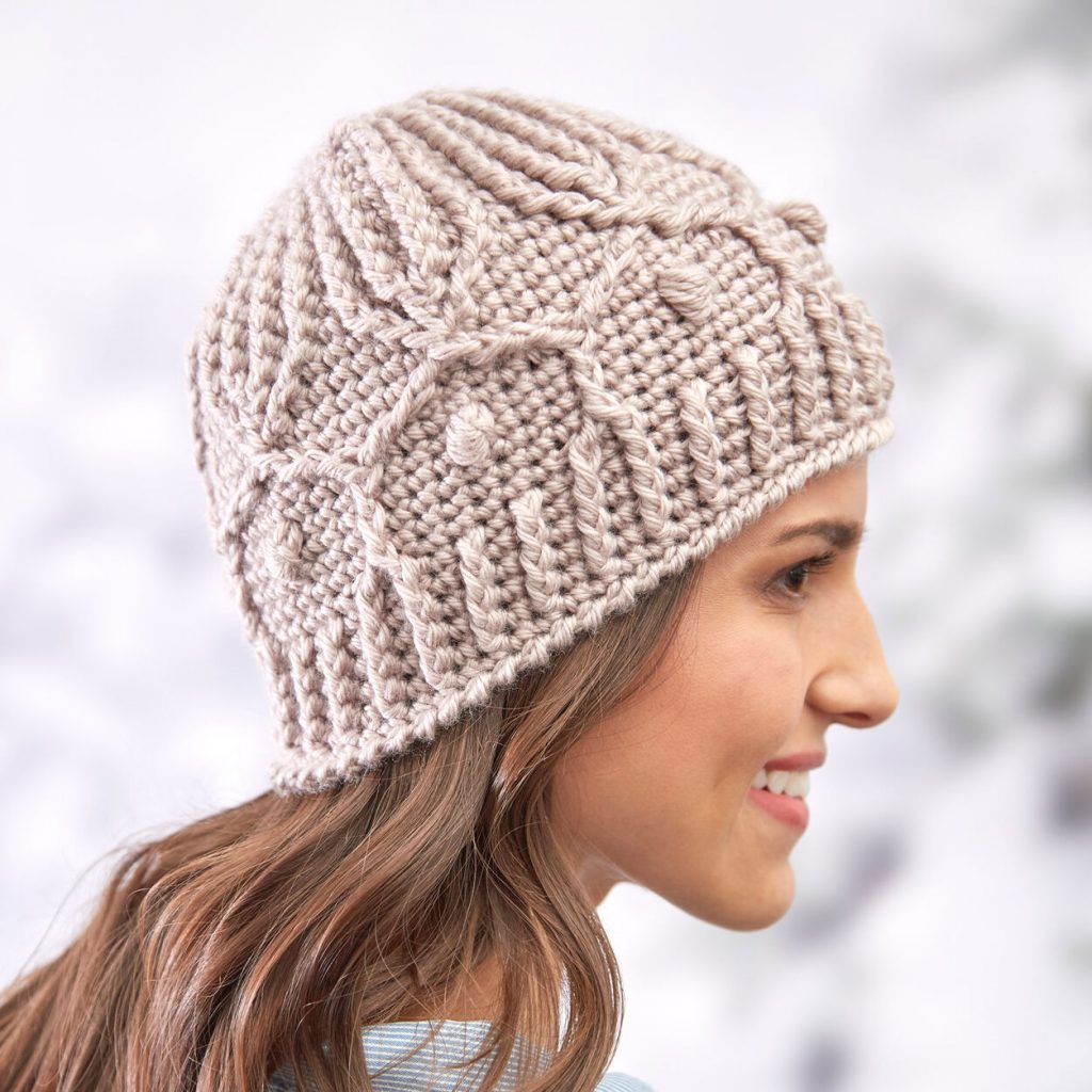 crochet hat pattern trellis free