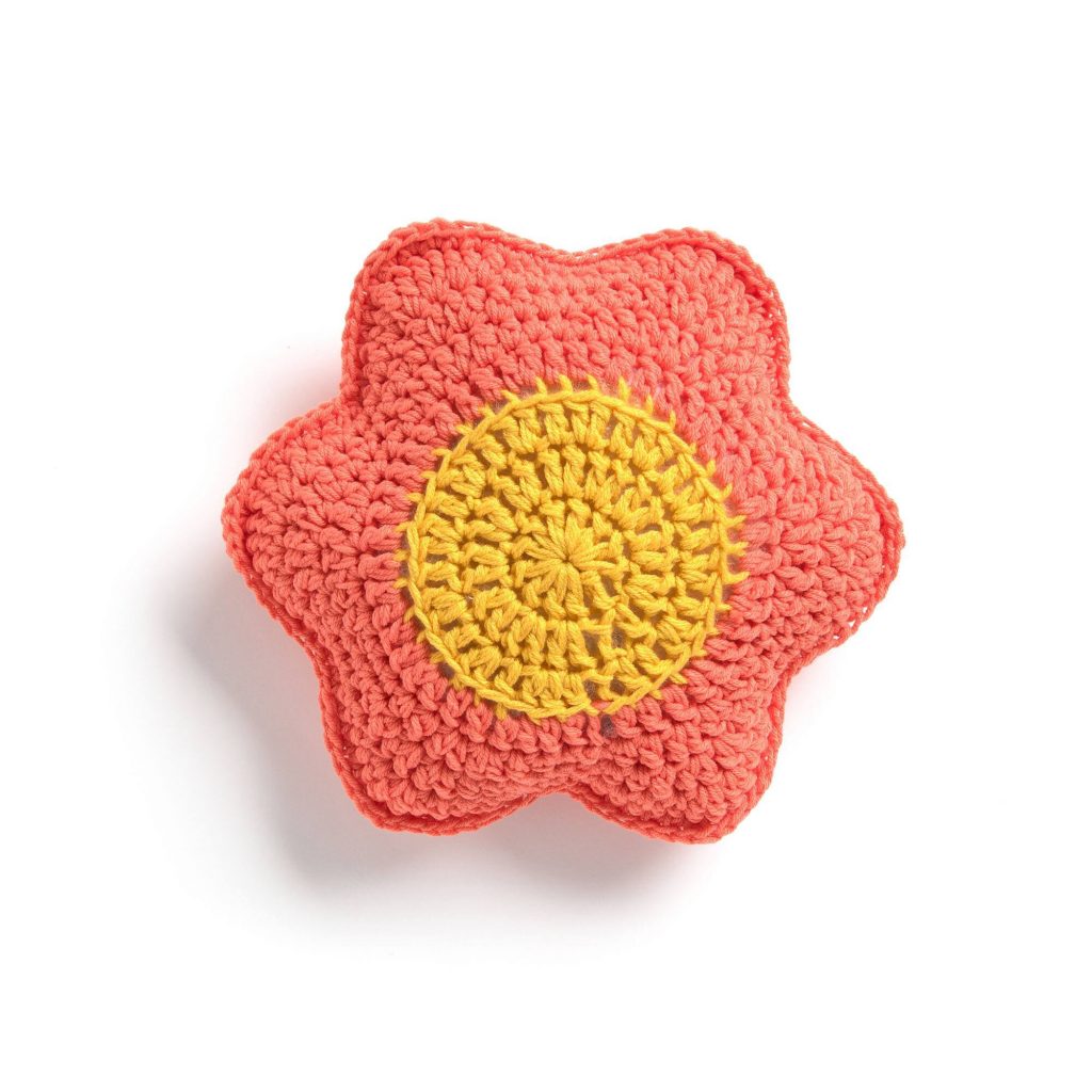 Free Crochet Flower Petals Pillow Pattern