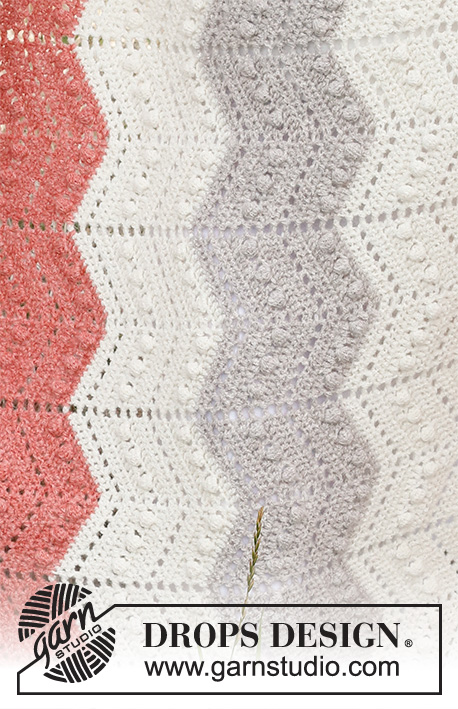 Free Crochet Pattern for a Chevron Bobble Blanket