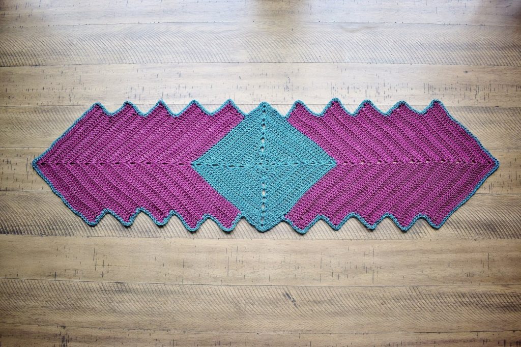 Free Crochet Pattern for a Spring Afternoon Table Runner