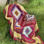 Crochet Granny Square Blanket Color Inspiration from Instagram