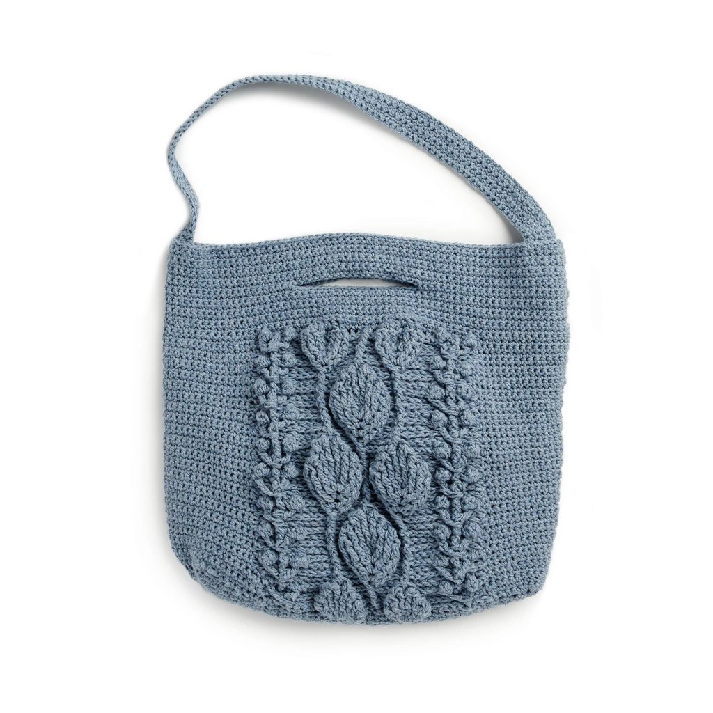 Free Crochet Pattern for a Climbing Leaves Tote Bag