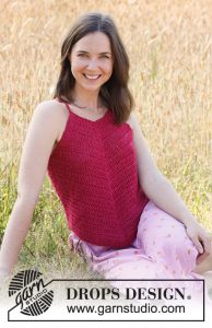 Free Summer Top Down Ladies Top Crochet Pattern