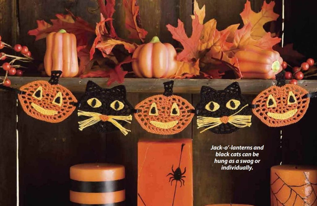 Free Crochet  Halloween Patterns to try 2021 bunting